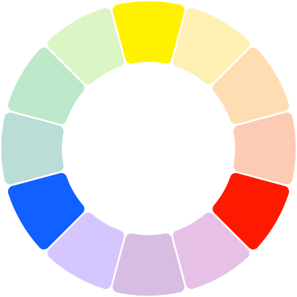 primary colors in color wheel