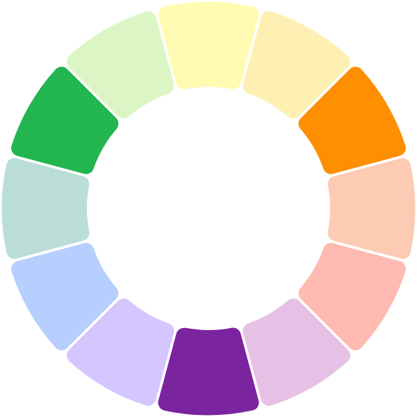 secondary colors in color wheel